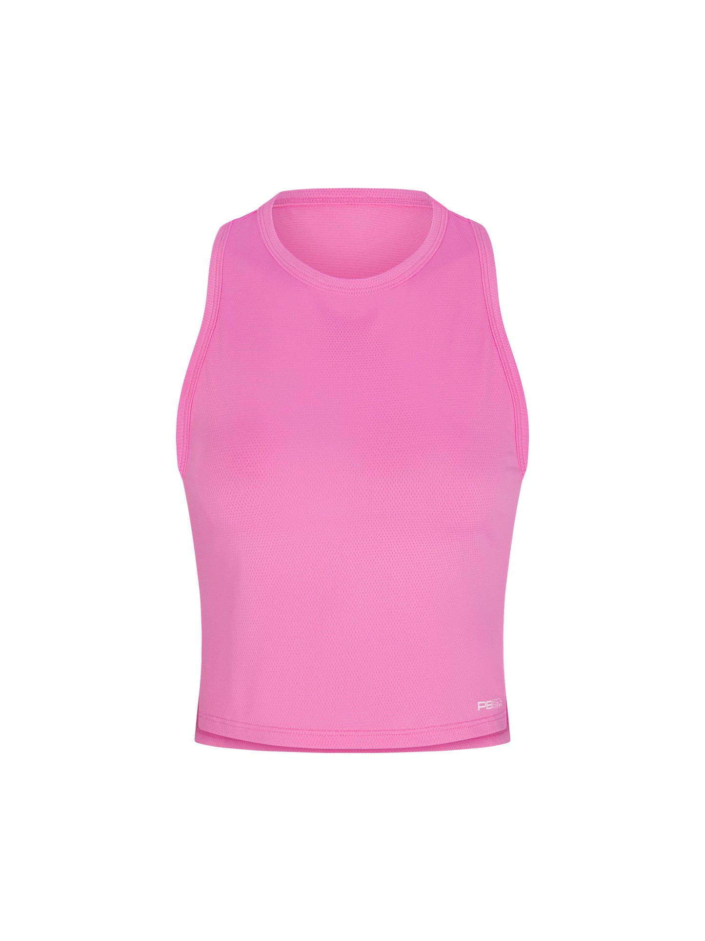 Cropped Racer Back Tank Pink