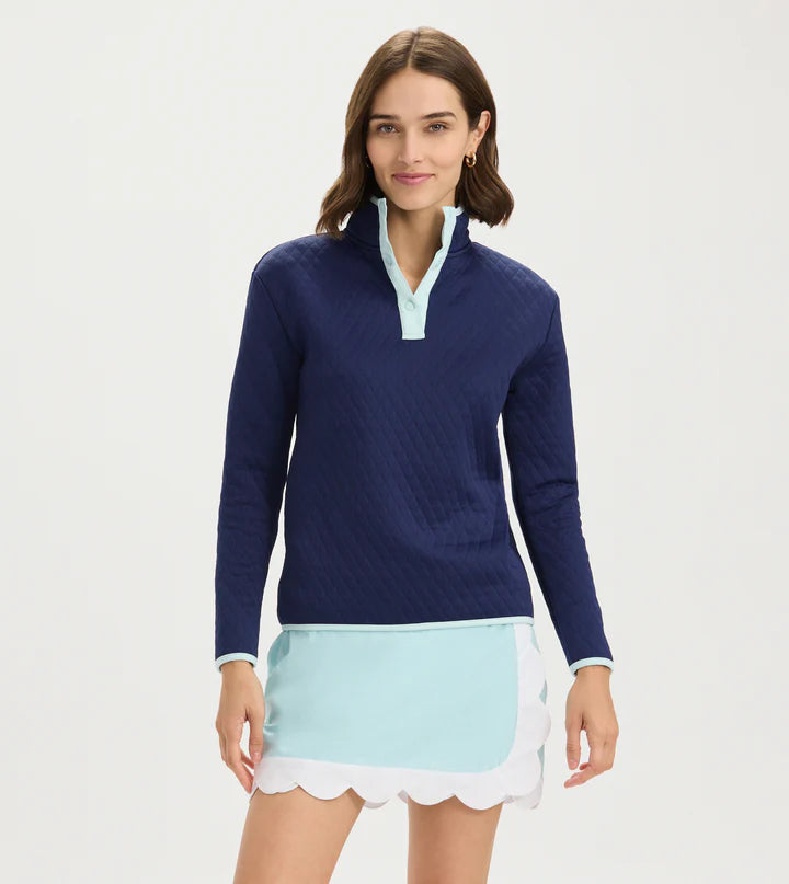 Scallop Wrap Skort (Quiet Tide)