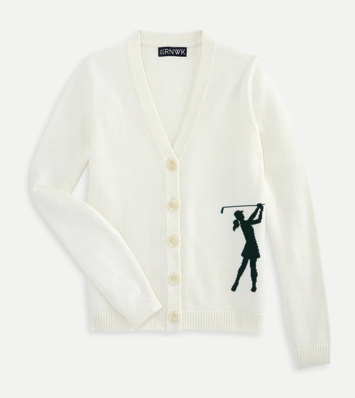 Swinging Golfer Cardigan