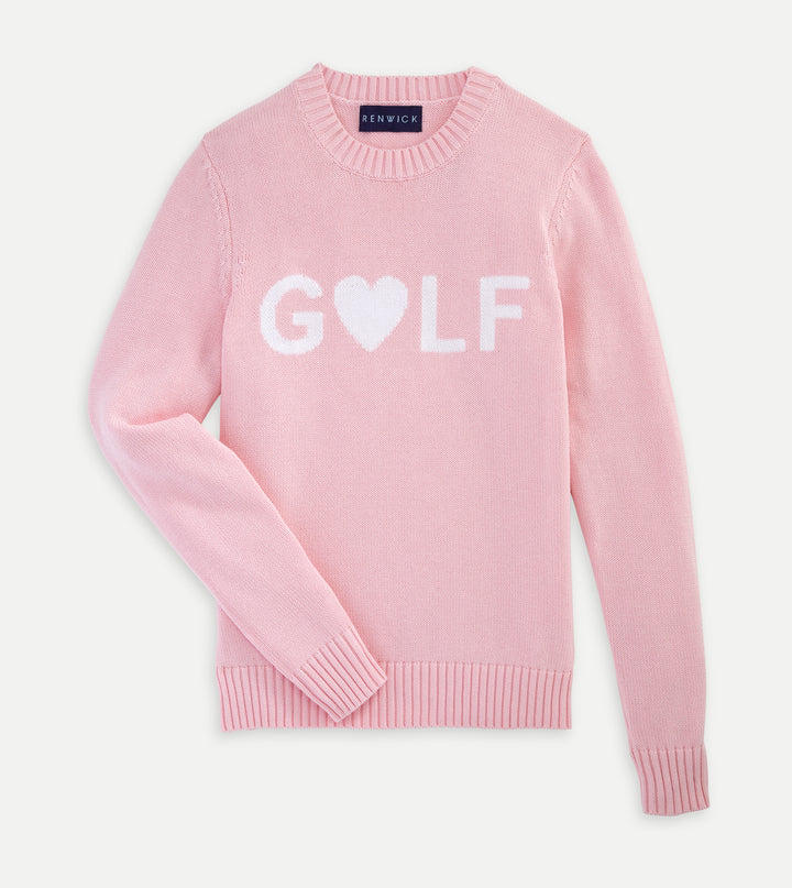 Club Golf Heart Sweater