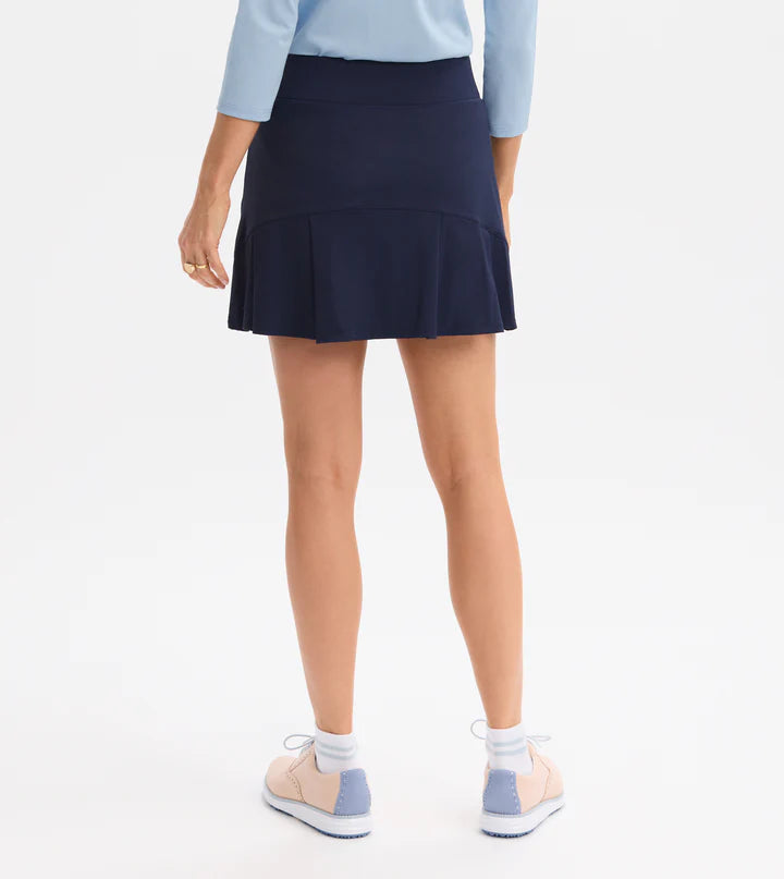 Knit Pleat Back Skort