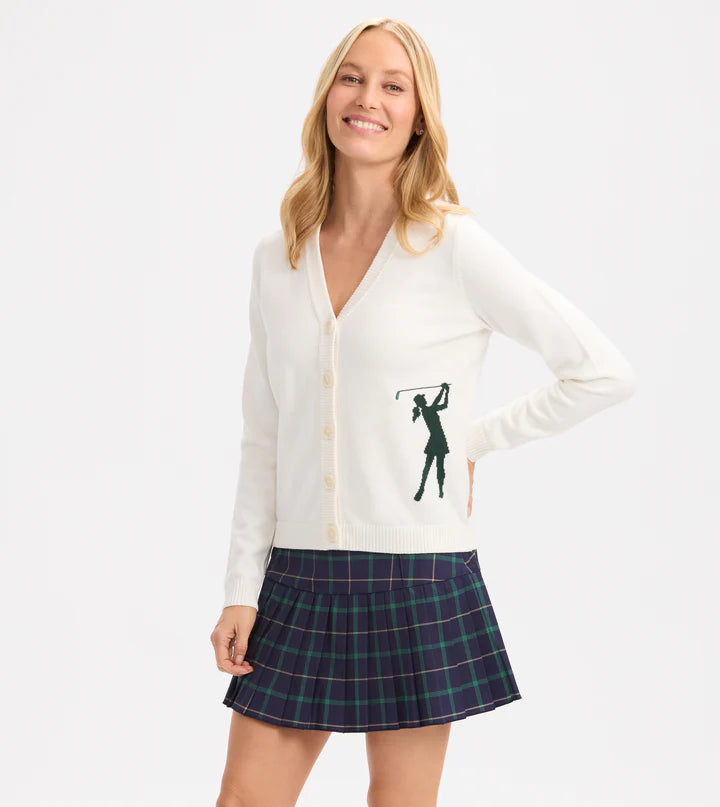 Swinging Golfer Cardigan