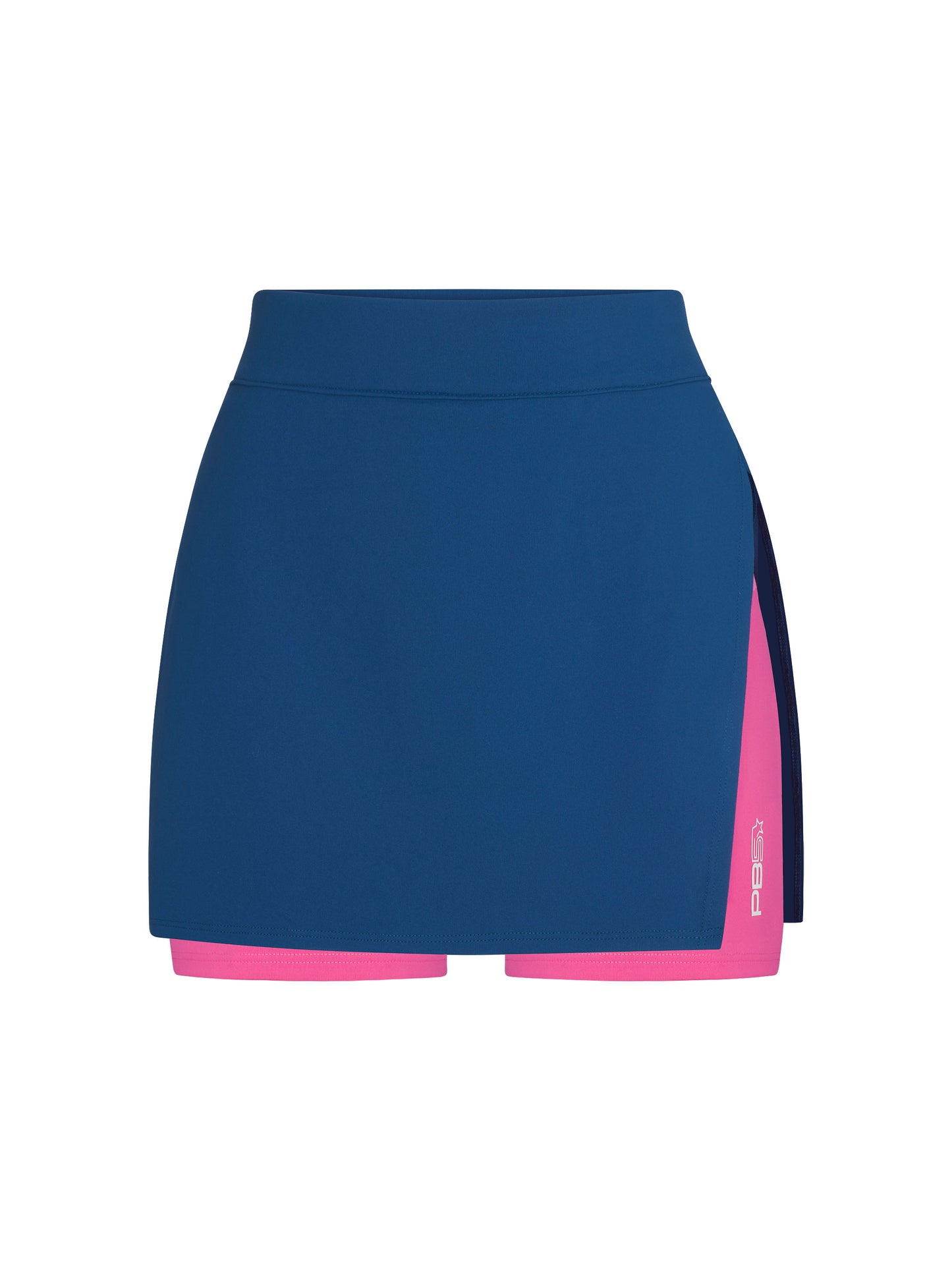 Side Split Skirt Astral Blue-Pink