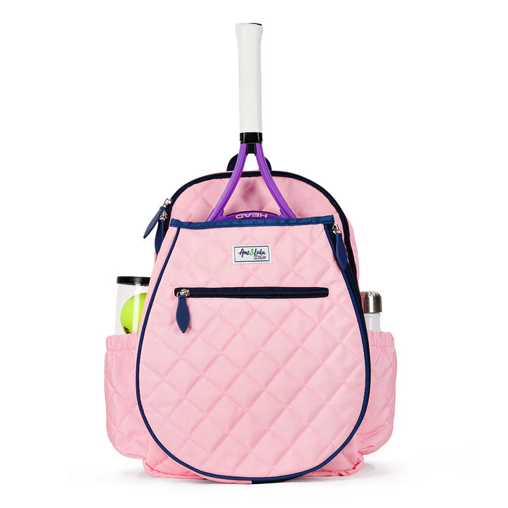 Big Love Tennis Backpack  Quilted Blush