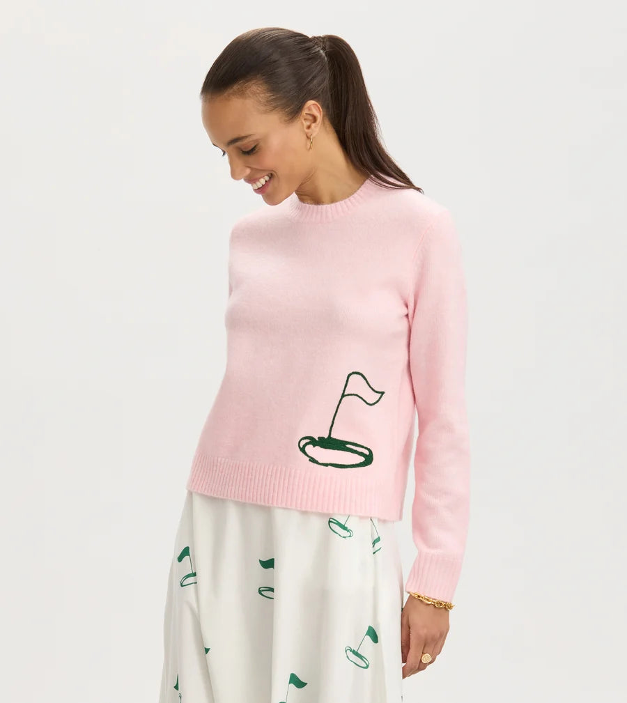 Pin Flag Crew Neck Sweater