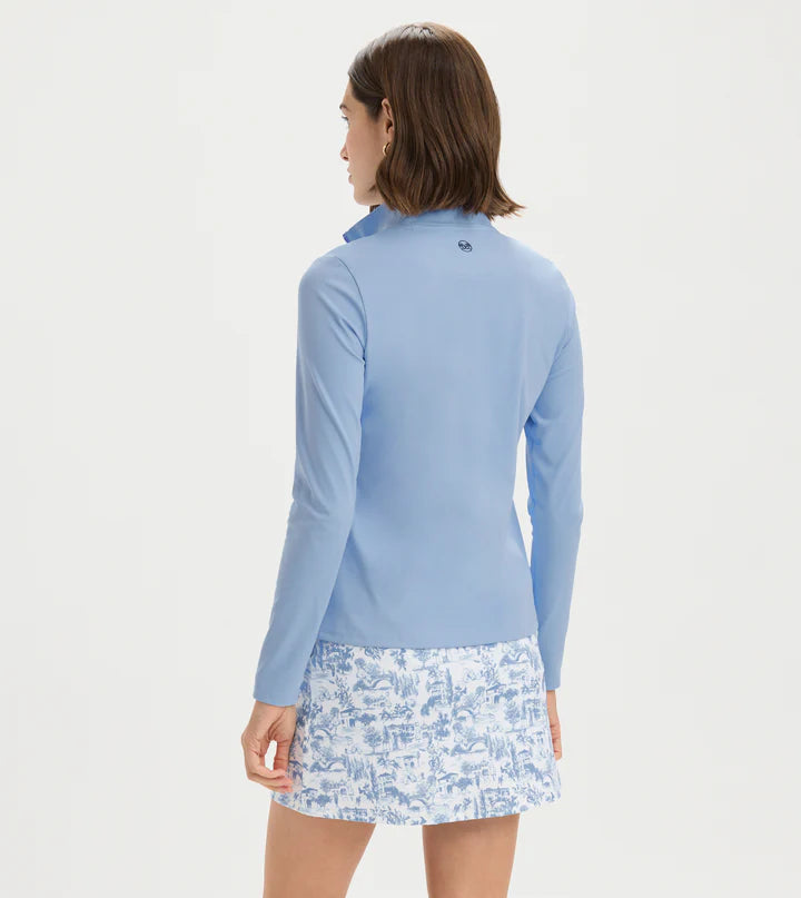 Solid 1/4 zip (Periwinkle)