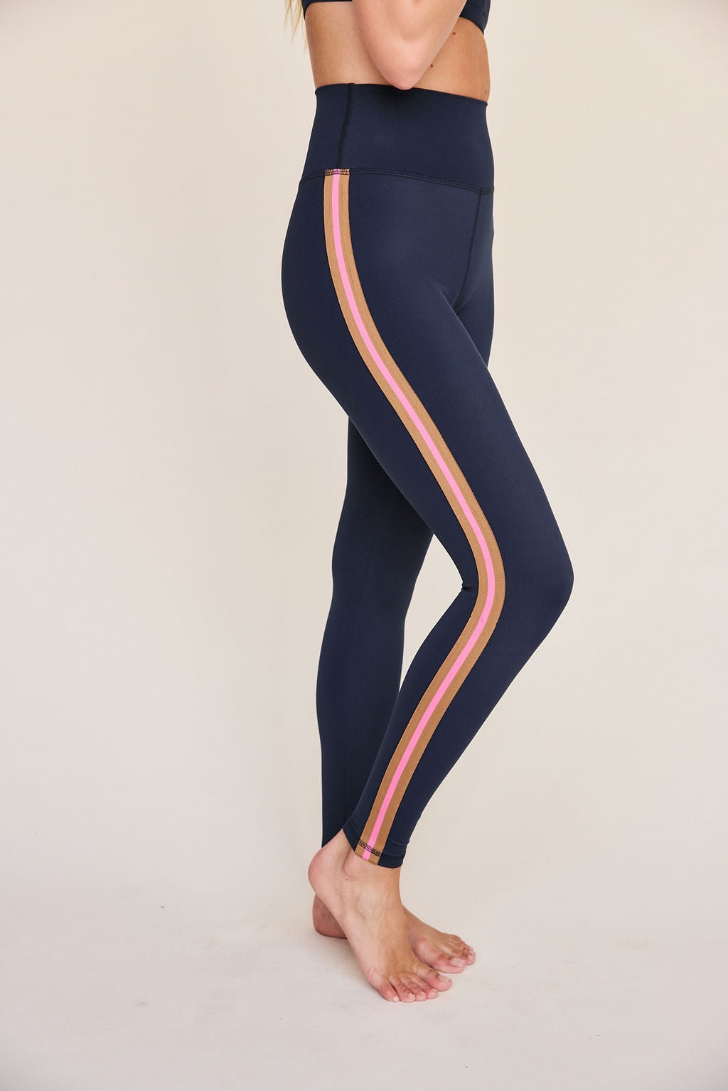 Sage Ankle (navy/pink)