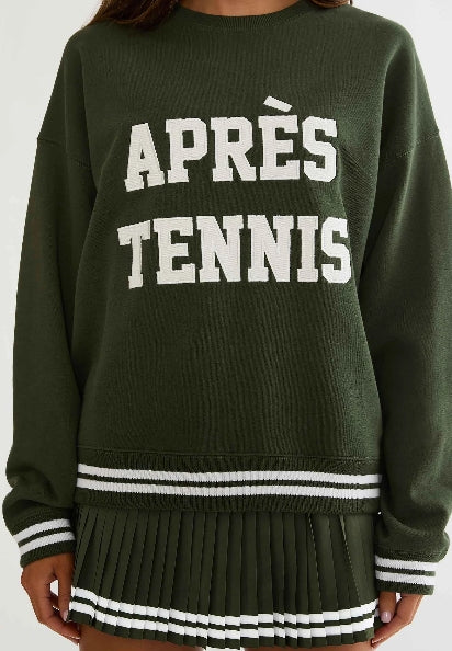 Devyn Oversized Après Tennis (Shaded Spruce)