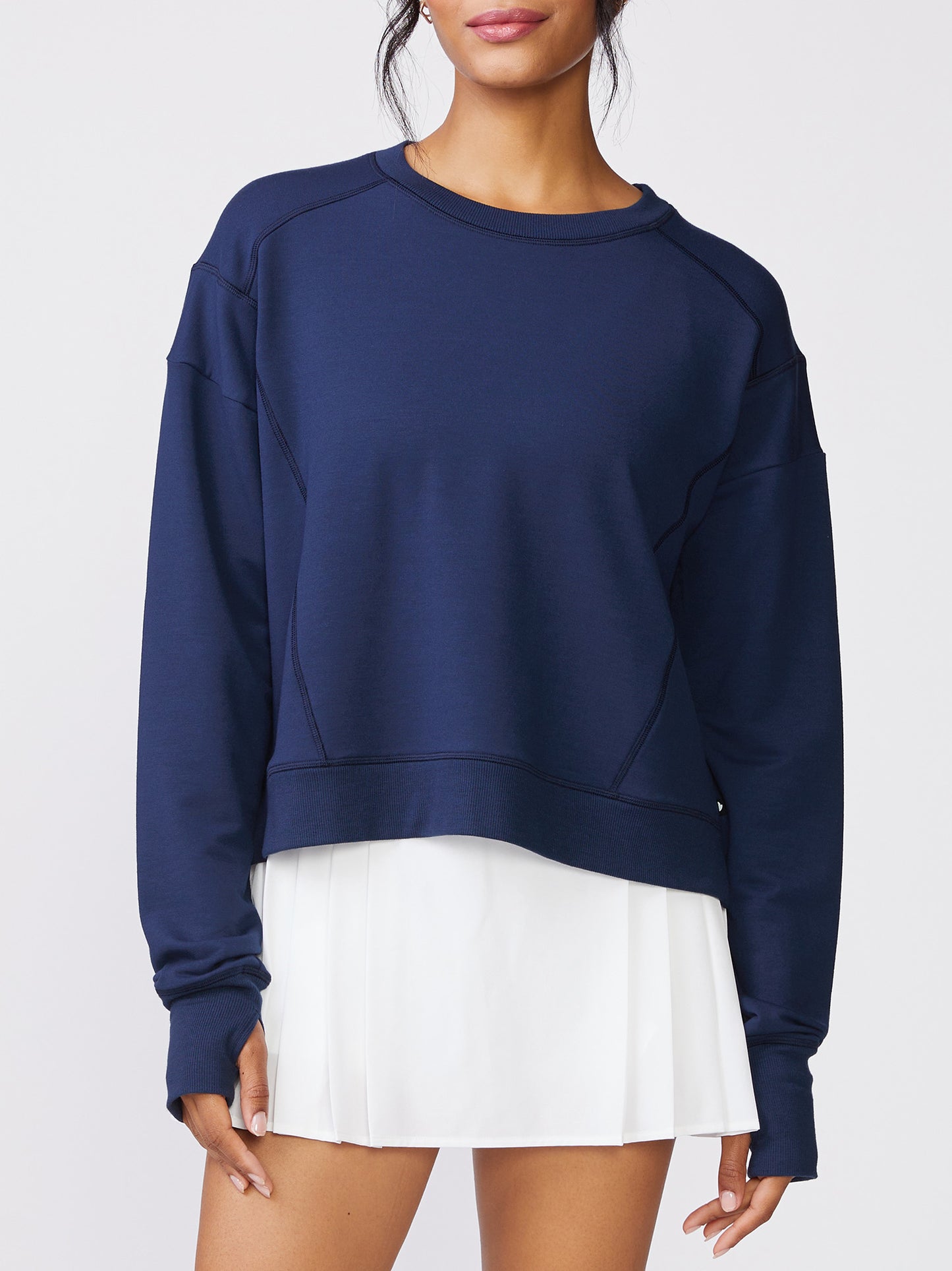 Elevate Knit Pullover (Mood Indigo)